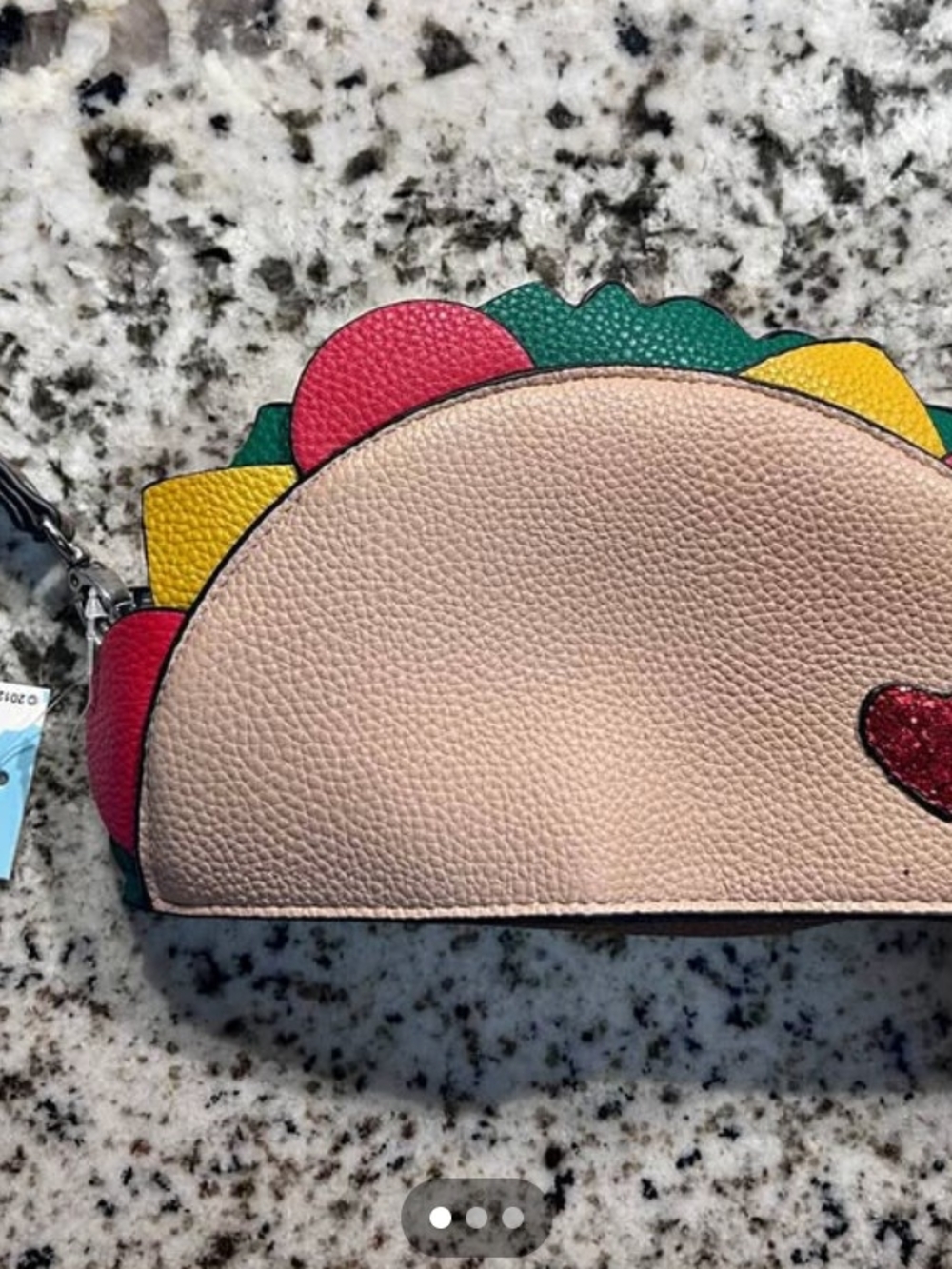 Taco Wristlet Bag - Playful Snack-Shaped Purse